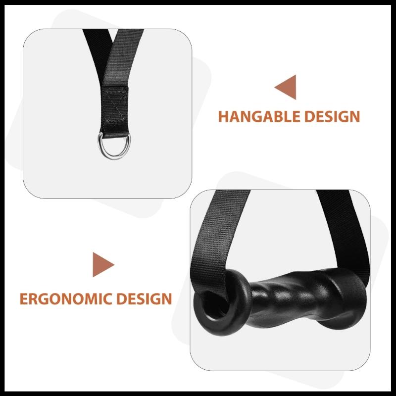 Resistance Band Handle, Comfortable Workout Grip For Gym, Strength Training, 1 Pair Fitness Grip Cable Machine Handle