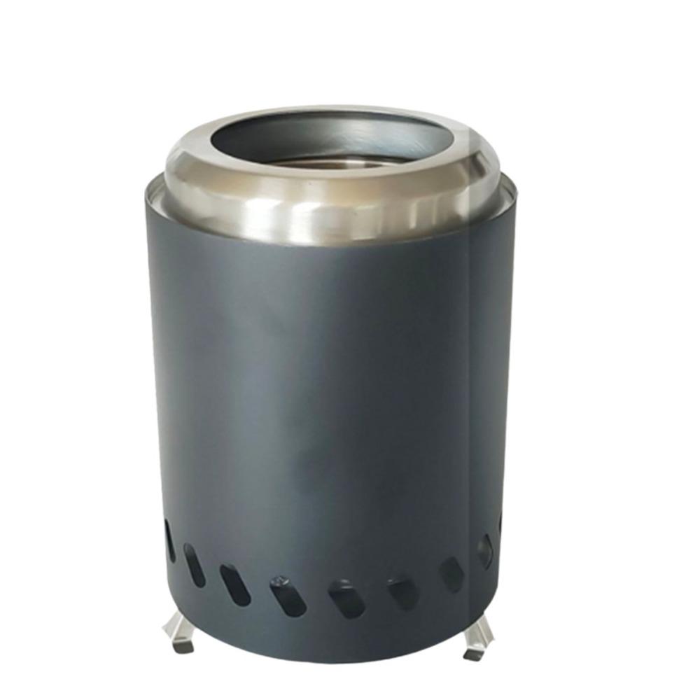 Anti-corrosive Camping Firewood Stove Stainless Steel Teapot Furance Practical Firepit Party