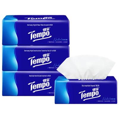 Tempo Unparfümiert 4-lagig Gesichts-Taschentücher, 8 Weiche Packungen