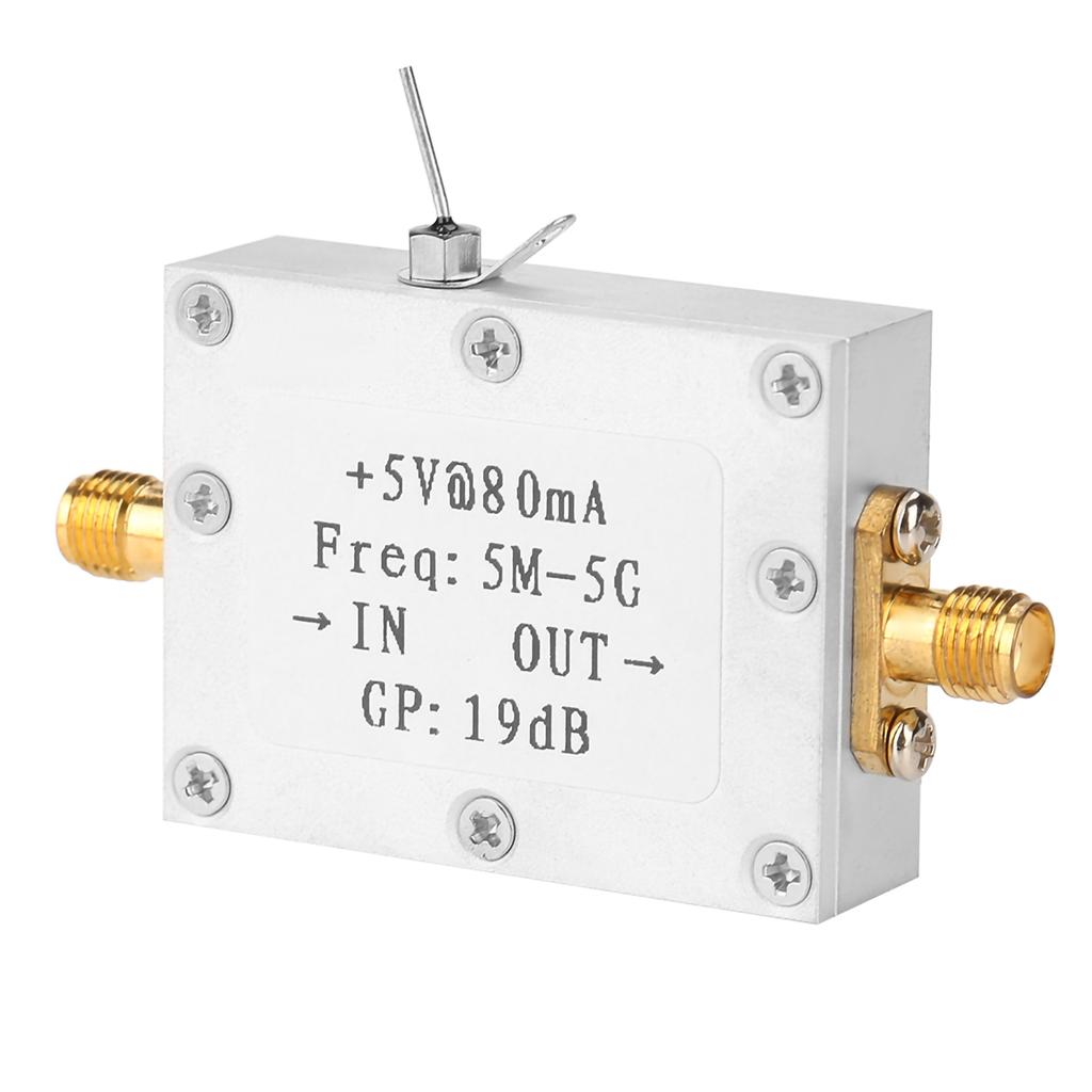 5M5GHz Wideband  RF Signal Amplifier Gain 19dB@2G Broadband Amplification