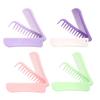 Travel Size Folding Comb with Wide Teeth Suitable for Women Long Short Curly Hair Unisex Hairdressing Accesories