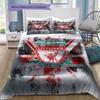 Biancheria da letto con motivo Liverpool Decorazione per la casa Regalo di compleanno ( 1 copripiumino + 2 federe, senza imbottitura),merchandising per fan.