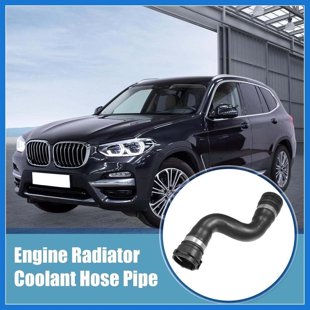 Engine Radiator Coolant Heater Hose Engine Water Pipe Fit for BMW X3 3.0si 3.0L L6 - Gas 2007-2008 No.17123424499- Pack of 1 Auto Accessories