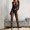 Schelet Transparent Pasiune Decolare Erotică Moda Lenjerie Femeie Sexy Uniforme dintr-o singură bucată Rochie din plasă Tentation