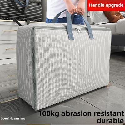 Oxford Cloth Storage Bags, Large Capacity Clothes Storage Bag, Waterproof Moving Bag, Travel Duvet Storage Bag for Bedroom