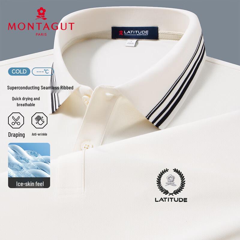 

MONTAGUT Men s Summer Ice-Feel Polo Shirt 52