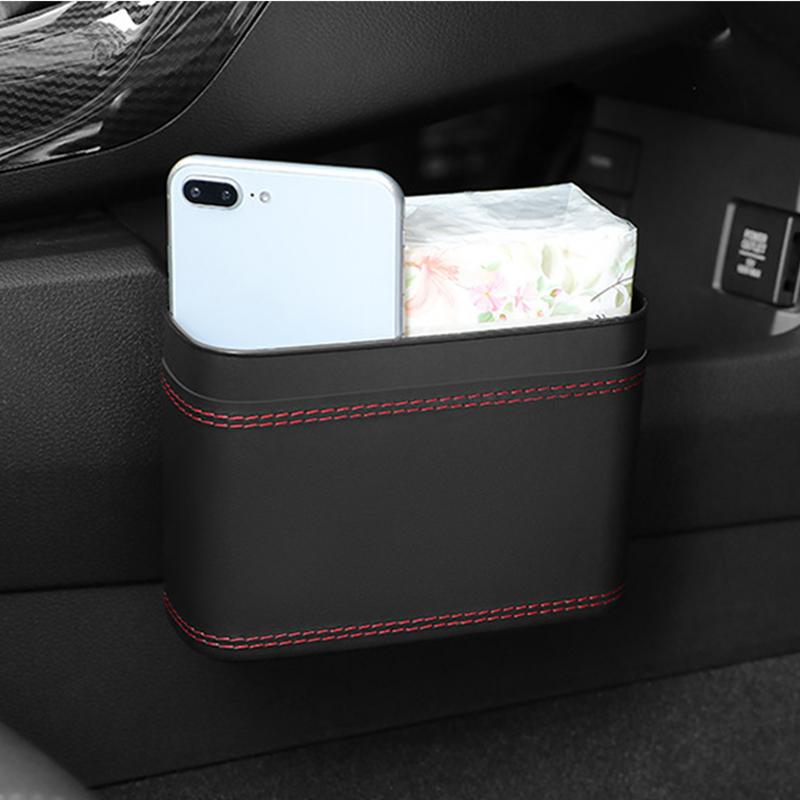 Car Door Trash Can Small Automatic Portable Trash Can Small Automatic Portable Car Trash Can Easy Pop-up Lid Interior