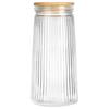 Glass Containers for Loose Products with Lid and Seal 1.4 L 3 Pcs.