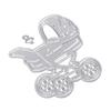 Carbon Steel Baby Stroller Soother Cutting Dies Scrapbooking Embossing Stencils