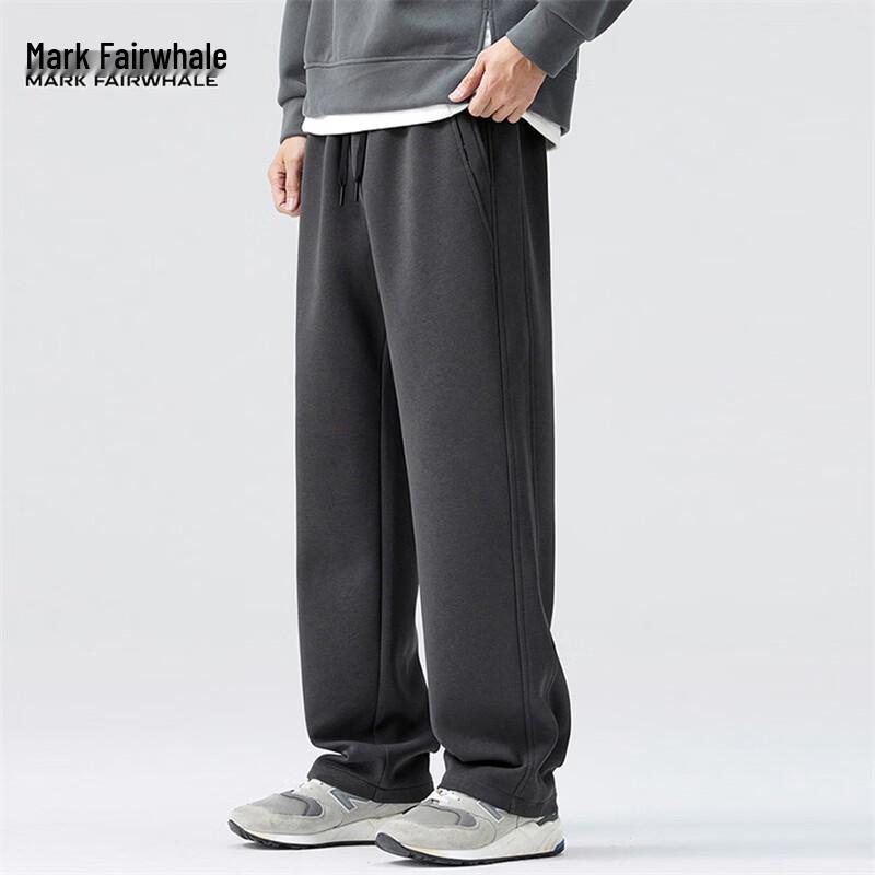 MARK FAIRWHALE Men's Casual Loose Straight-Leg Sweatpants