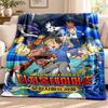 Digimon blanket Flannel Blanket Soft Cozy Plush Throw for Sofa Bed Lightweight Home Decoration Outdoor camping