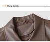 2025 Spring Women's Stylish Slim-Fit PU Leather Jacket - Fashionable Mom's Outerwear for 30s & 40s