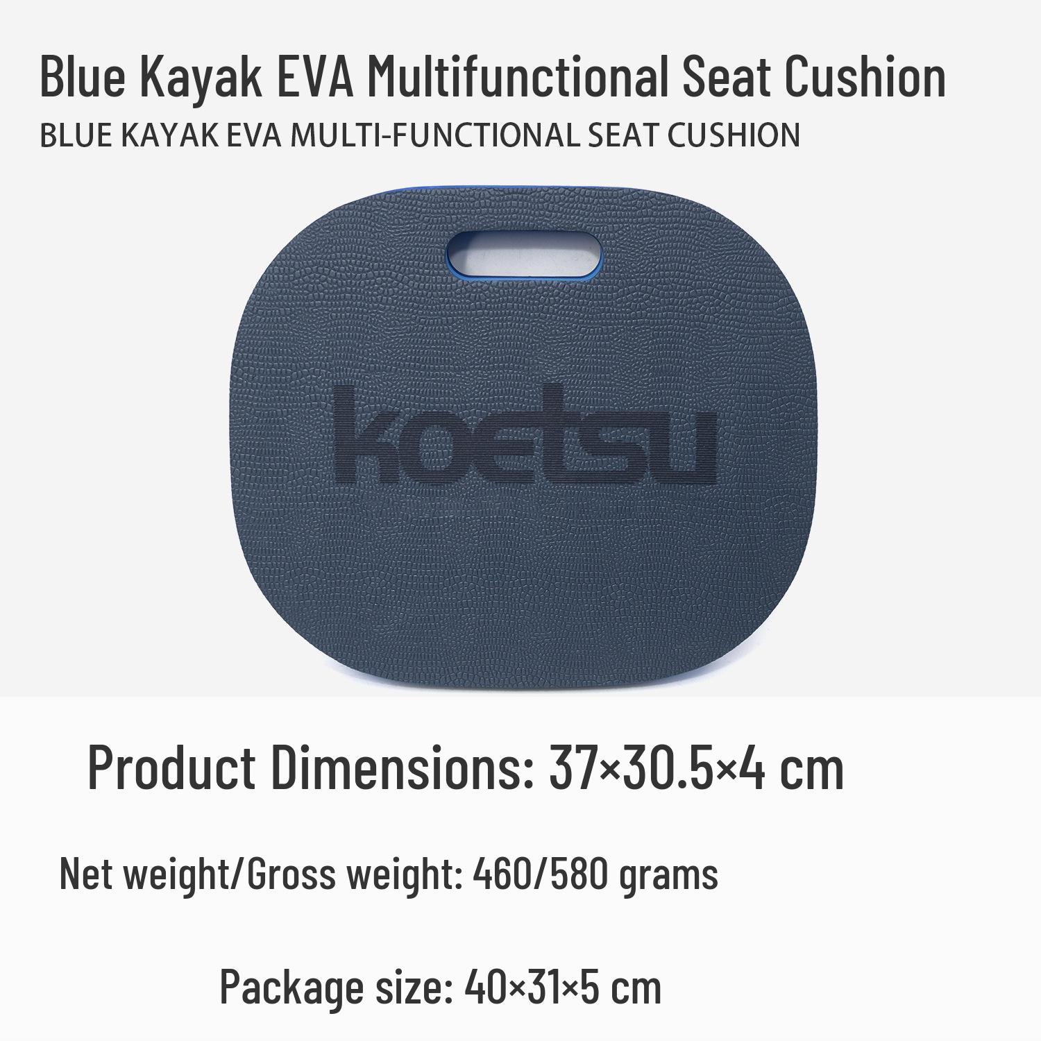 KOETSU Multi-functional Kayak EVA Seat Cushion: Moisture-proof Boat Fender & Life Buoy.