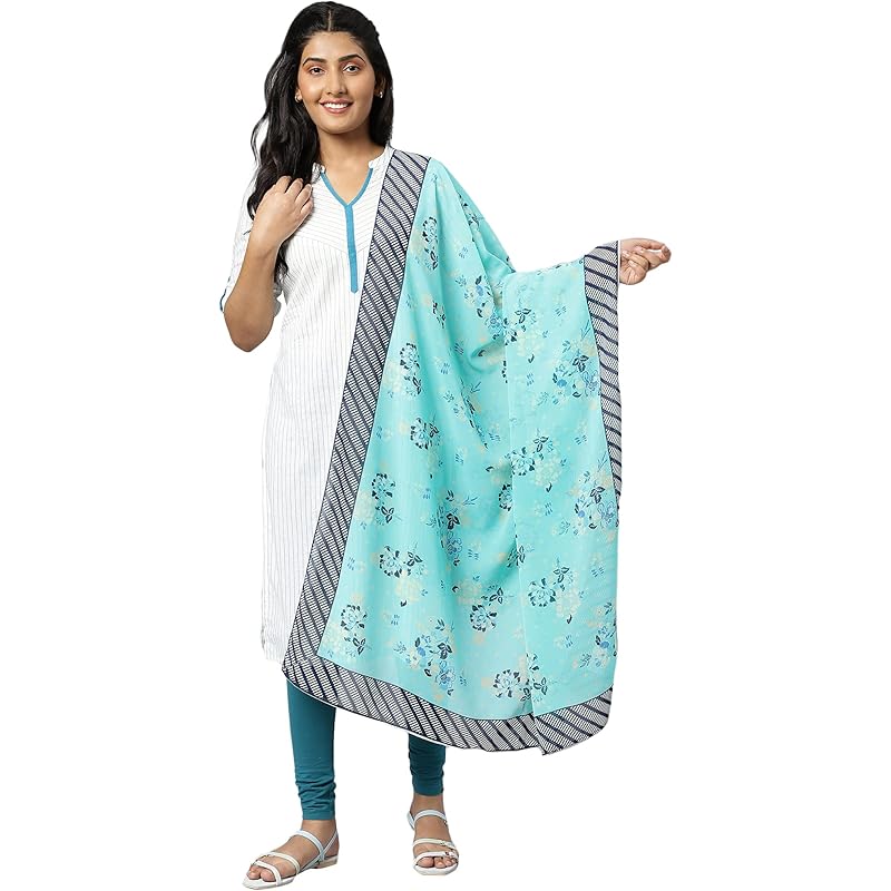 Aurelia Women Ceramic Printed Dupatta_22AUA80002-504136_FS Free Size
