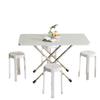 Foldable Rectangular Dining Table for Small Apartments or Rental Rooms