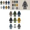 Compatible Minifigure Swat Doll Moc Bomb Squad Armor Third Party Military Eod Suit Accessories