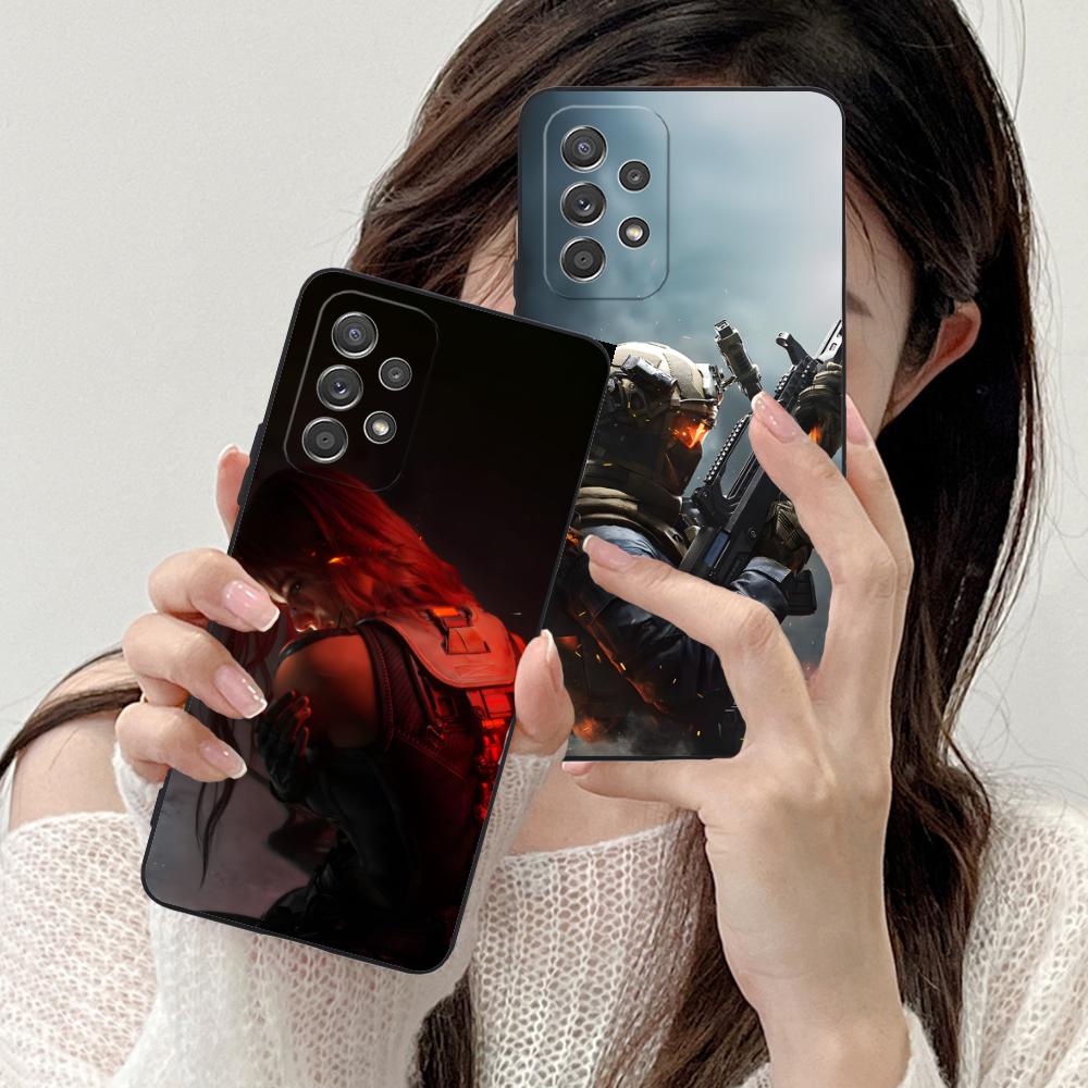 Game Delta Force Matte TPU Mobile Phone Case for Samsung Galaxy M55 54 42 35 34 33 32 23 22 15 14 13 12 F55 5G Colorful Cover