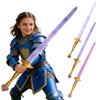 40,5" Einziehbare Anime Cosplay Waffe 3D-gedruckte ausziehbare lila Waffen-Requisite für Halloween-Kostüm Bühnenauftritt