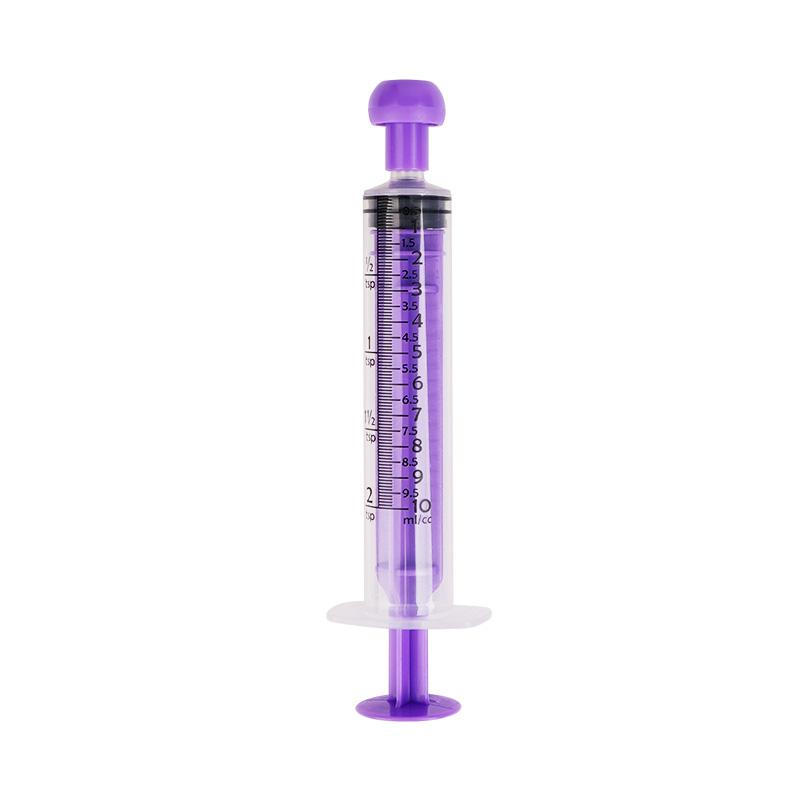 5Pcs 5ml 10ml Pet Animals Feeding Plastic Syringe Feeder Syringe Rubber Stopper Disposable Pump Measuring with Scale