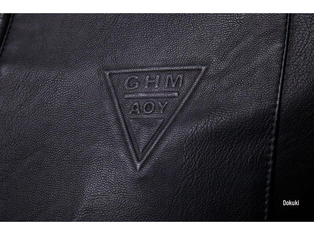 Korean Style Men's Autumn/Winter Leather Stand Collar Jacket - High Quality Fashion Coat