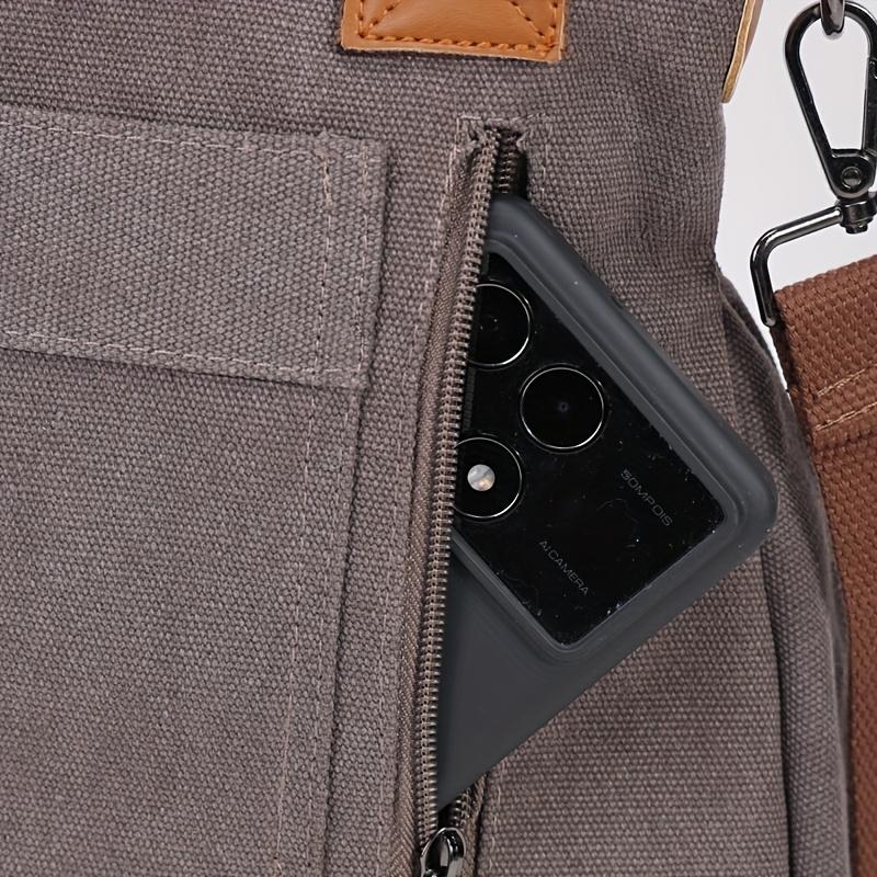 Preference for Bag Styles: Women'S Shoulder Bag Made of Canvas, Vintage Crossbody Bag, Fashionable and Casual Commuter Bag for Women