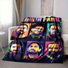 1pc Linkin Park Band Blanket Lightweight Flannel Blanket Throw Blanket For Sofa, Bed, Travel, Camping, Livingroom, Office, Couch