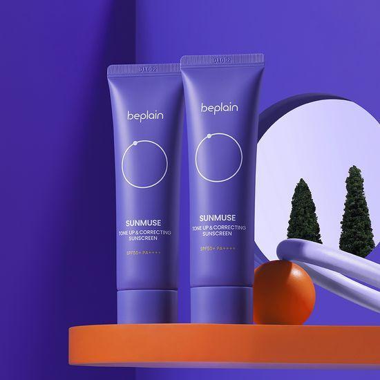 BEPLAIN Sunmuse Tone-up & Correcting Sun Cream 50ml 1+1 Promotion