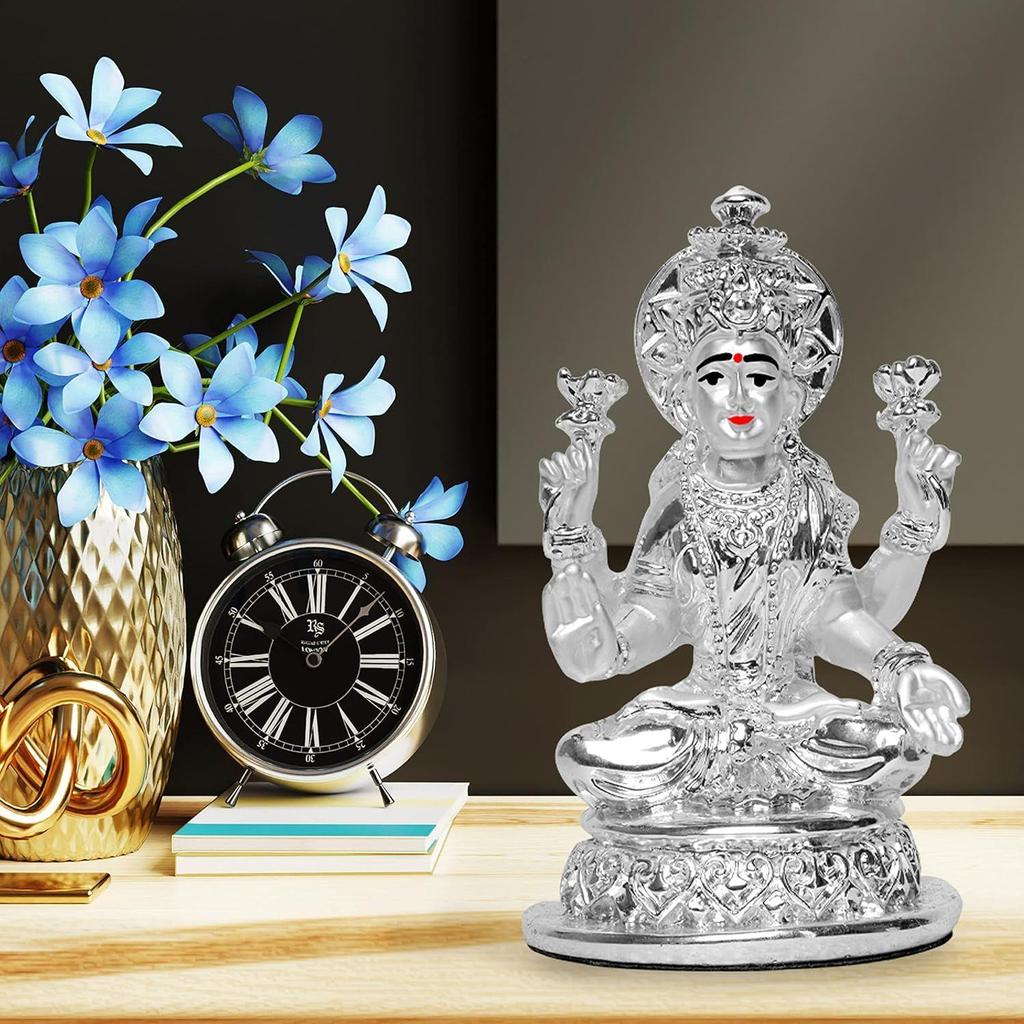 Lakshmi Idol for Home Decor Sculpture of Maa Lakshmi Figurine Idol for Home, Office, Temple and Table Decoration Religious Idol