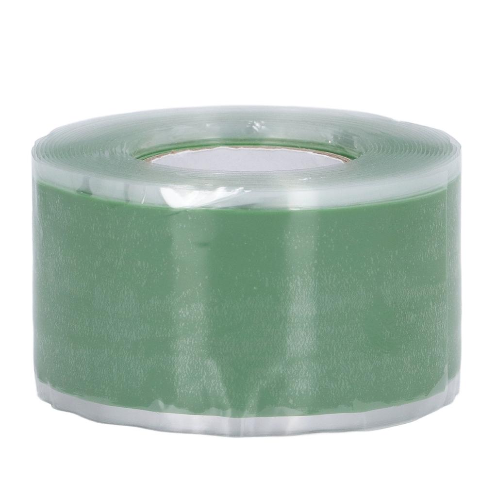 Duct Tape 3 Meter Waterproof Silicone Self Fusing Good Sealing For Water Pipe Hose Yellow/Green