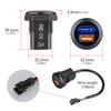 12-24V Auto USB Ladegerät Schnellladung QC3.0 Wohnmobil Bus USB Panel Mobilladegerät USB Netzteil Steckdose für Auto Bus LKW Boot ATV Wohnmobil