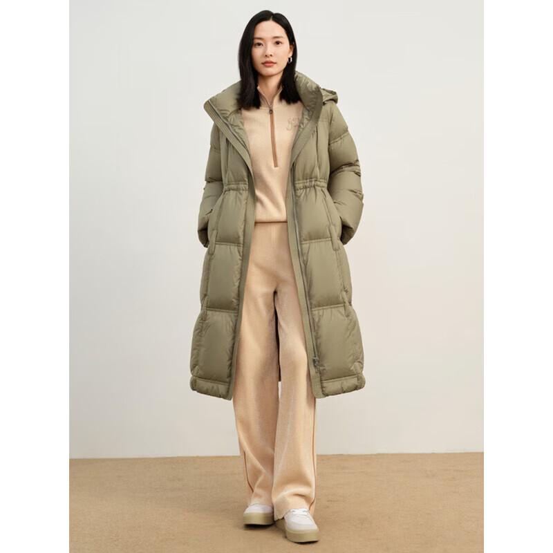 

Jiuzi Anna Kou Dopamine-Inspired Hooded Long Down Jacket for Women L