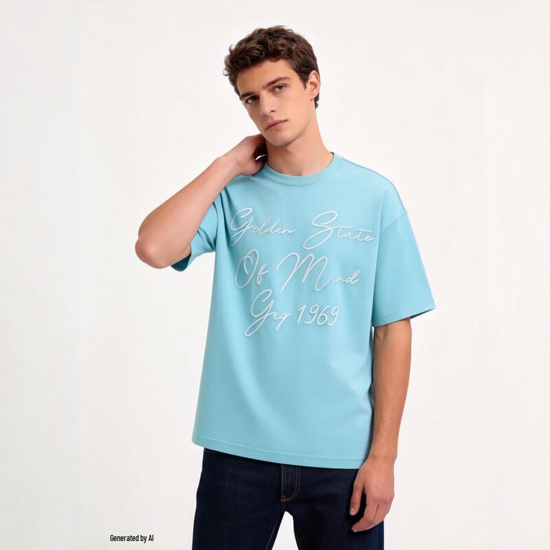 GAP Unisex 2026 Summer Embroidered Logo Cotton T-Shirt