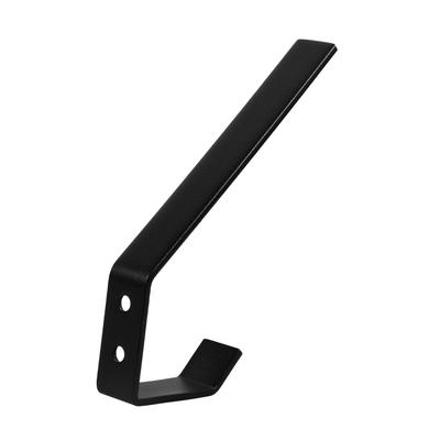 LOORGVEL Hat Storage Rack Holder Stand Stand Hanging Hook Mount Wall Mount Stand Wall Mounted Rack Stainless Steel Black