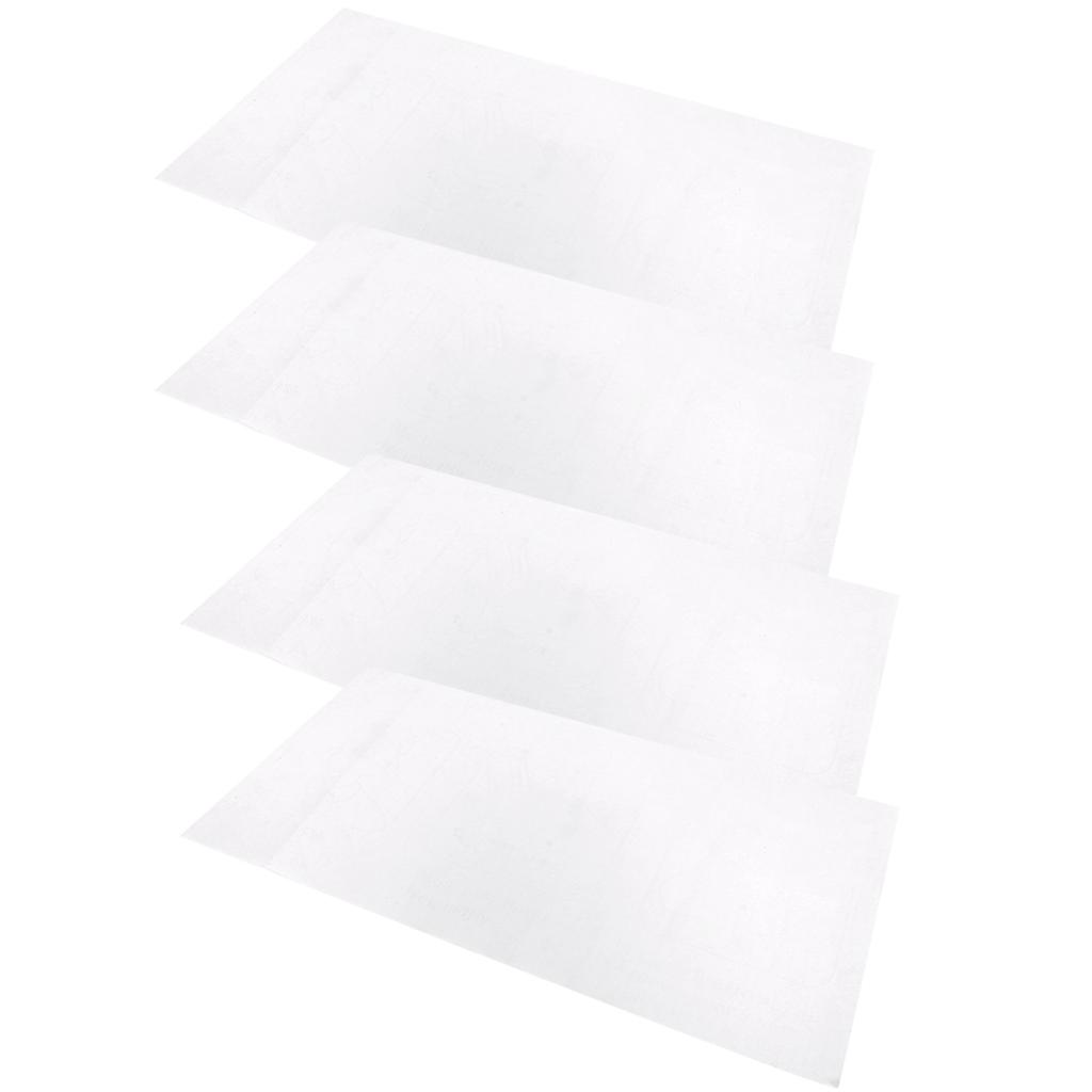 4Set English Warning Signs Safety Wall Caution Stickers Decal for Supermarket Office SchoolType B