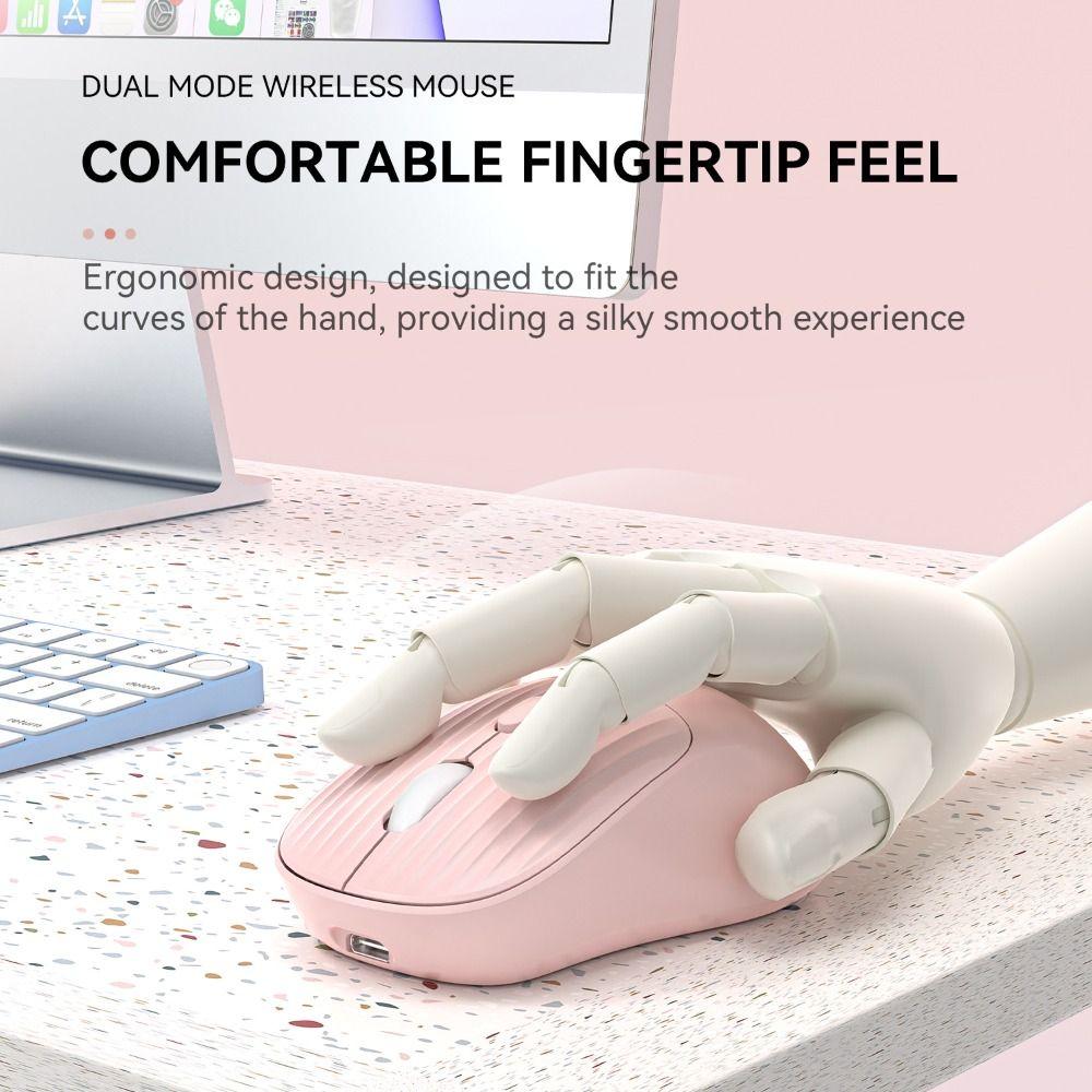 Silent Dual Mode Mouse TYPE-C Charging Rechargeable Computer Mouse Laptop Accessories