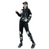 Womens Embroidered Floral Knit Top Slim Pants Set Casual Two-Piece Outfit
