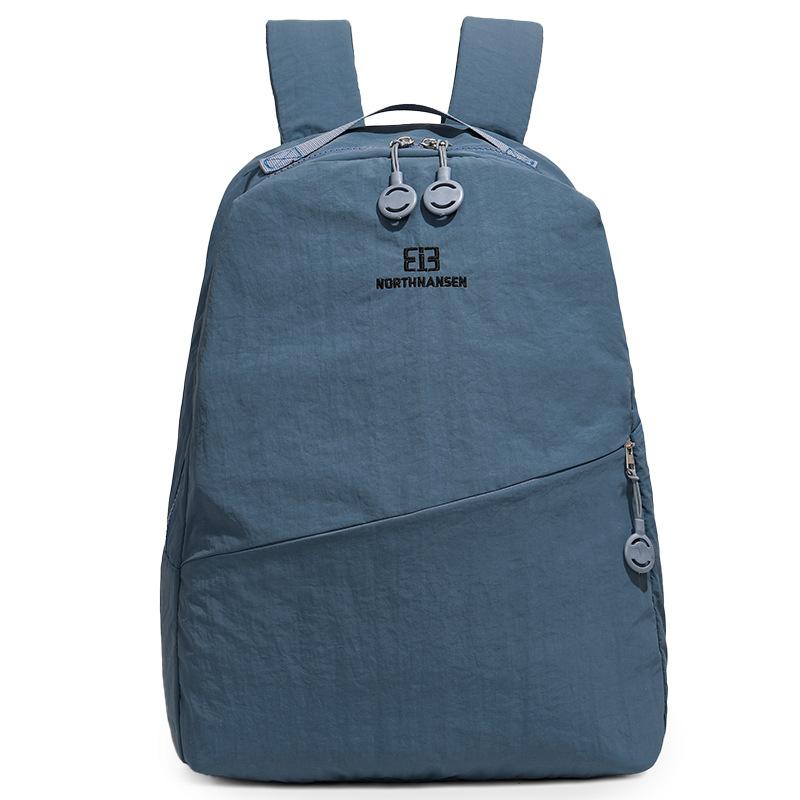 Schoolbag Ultra Light Solid Color Backpack Leisure Style Work Commuter Daily Outdoor Travel Storage Bag Stylish and Simple School Bag