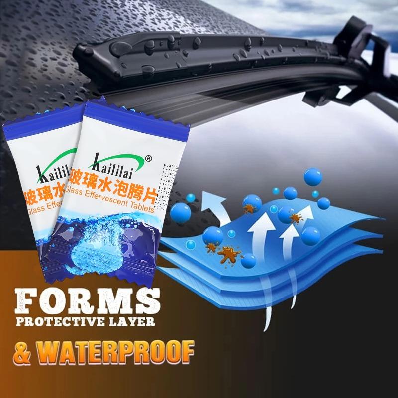 New Car Windshield Washer Fluid Concentrated Tablets Solid Effervescent Wiper Tablet for Car Room Kitchen Window Glass Cleaning