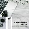 Clear BPA Free With Flip Straw Drinking Canteen Leakproof  Bottles Sports Water Bottle Sport Cup