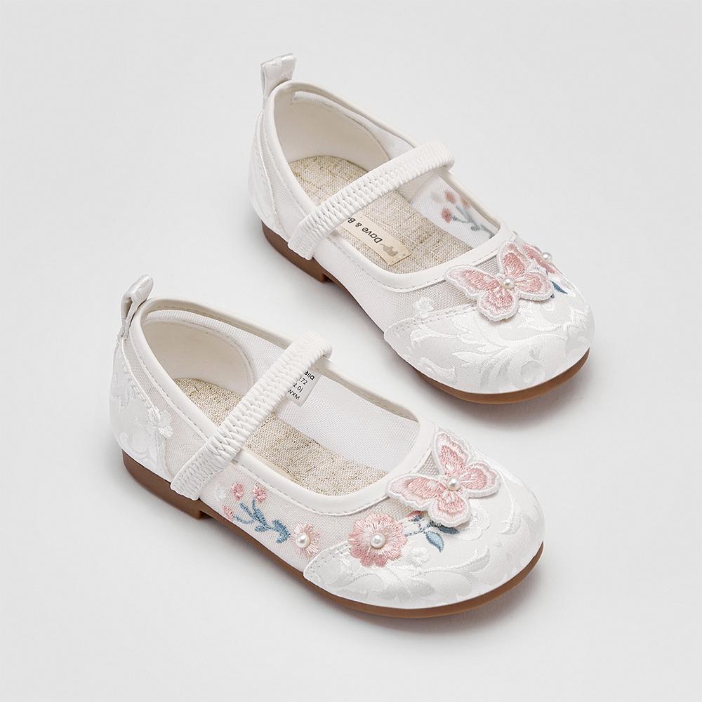 Dave Bella Girls Mesh Sandals Summer Children Cool Shoes Fashion Sweet Casual Party Breathable Satin Patterned Sandals DB2261272