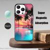 Sea Tropical Palm Trees Beach Phone Case  For iPhone 17,16,15,14,13,12,Pro,Max,Plus,Mini,Magsafe,Magnetic Wireless Charging Case