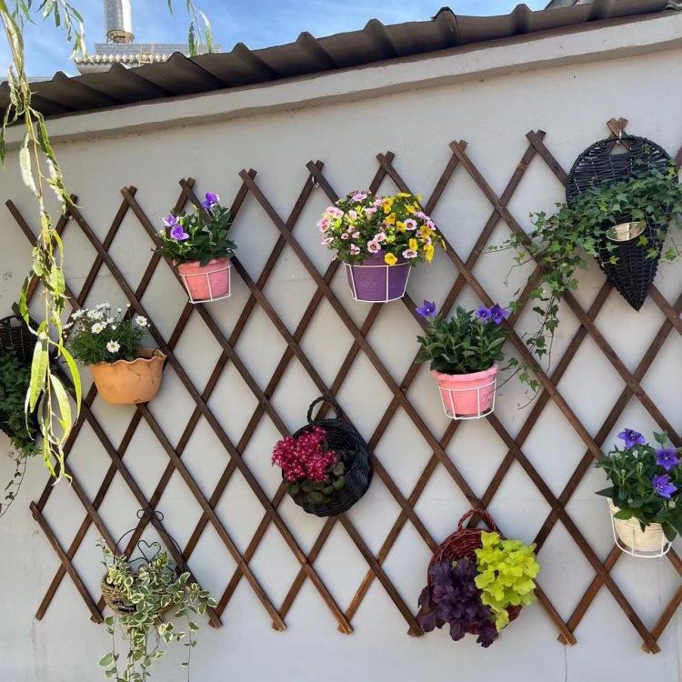 Adjustable Anti-corrosion Wooden Garden Fence and Indoor Decorative Climbing Grid