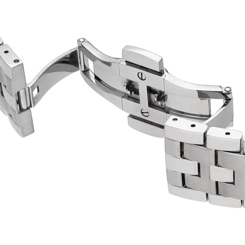 Hamilton Jazzmaster Maestro Watch, Silver Dial, Stainless Steel, Sapphire Crystal, Automatic, 10 ATM Water Resistance, 40mm, Swiss Made, H32576155, Me