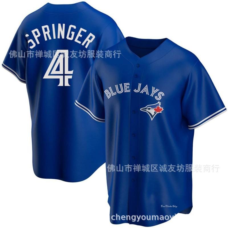 Toronto Blue Jays 4 George Springer Fan Baseball Jersey Unisex Sportswear Lightweight Performance Top
