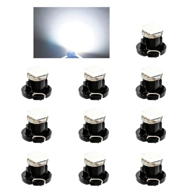 10Pcs T3 4.2 4.7 High Brightness LED Bulb for Car Interior Dashboard Instrument Light Dashboard Warming Indicator