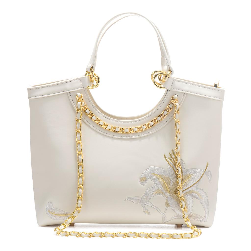 Mother'S Day Gift Embroidery New Chinese-Style Large-Capacity Portable Lady'S Mother Bag Atmospheric High-End Messenger Women'S Bag