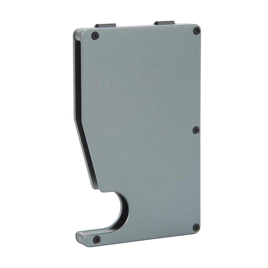 Aluminum Alloy Card Holder Antimagnetic Anti Theft Swiping Card Case Auto Popping Up Credit Card