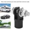 Scissor Jack Adapter, High Strength Rust Resistant Universal Scissor Jack Connector for Trailer for RV for Use with 12in Drive Impact Wrench