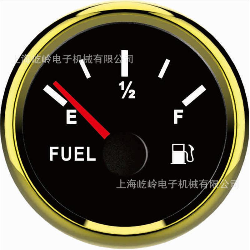 52mm Pointer Oil Level Gauge Fuel Gauge Fuel Gauge Modified Vehicle and Ship Universal Fuel Gauge