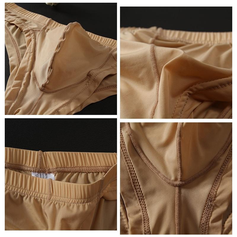 Comfortable Men G-string Underwear Sheer Briefs Underpants Thongs Bikini